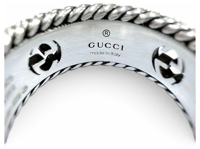 Gucci 577263 AG925 Interlocking G Flower Ring Silber - Ansicht 5