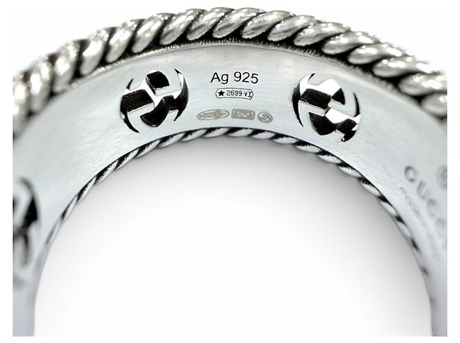 Gucci 577263 AG925 Interlocking G Flower Ring Silber - Ansicht 6