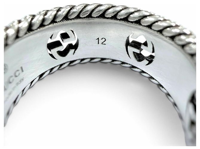 Gucci 577263 AG925 Interlocking G Flower Ring Silber - Ansicht 7