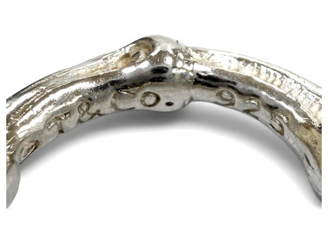Autre Marque Anello Fascia Bamboo Tiffany & Co. Argento - vista 4
