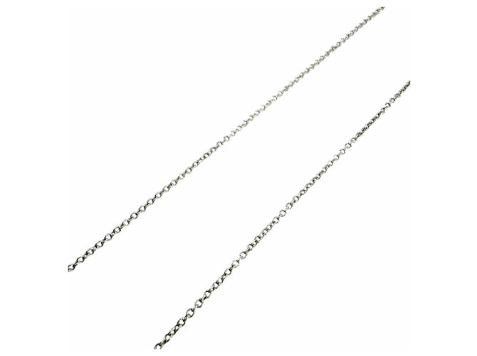 Autre Marque Collana con pendente Tiffany & Co. Double Heart Tag Argento D'oro - vista 5