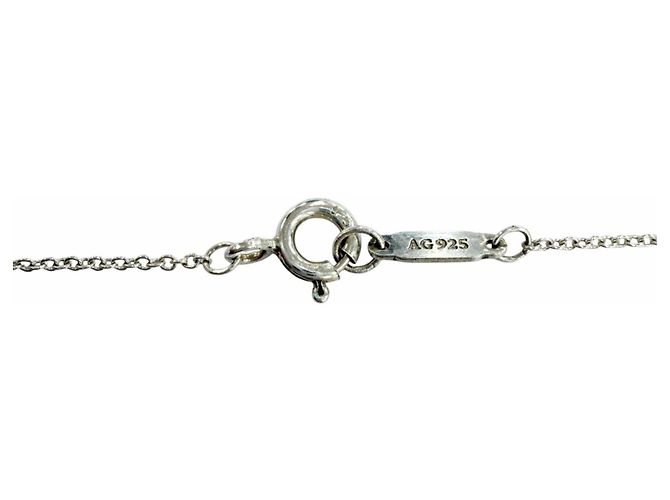 Autre Marque Collana con pendente Tiffany & Co. Double Heart Tag Argento D'oro - vista 6