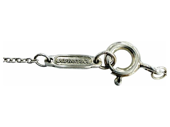 Autre Marque Collana con pendente Tiffany & Co. Double Heart Tag Argento D'oro - vista 7