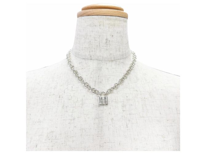 Autre Marque Colar Tiffany & Co. 1837 Lock Cadena Prata - vista 2
