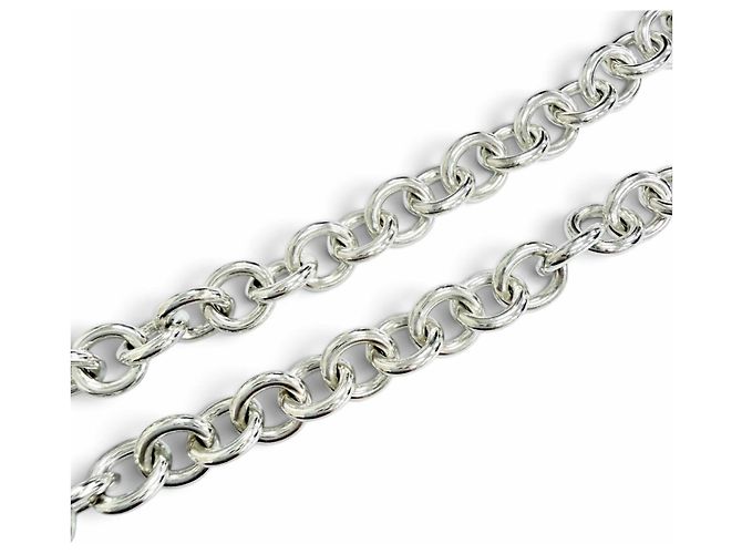 Autre Marque Colar Tiffany & Co. 1837 Lock Cadena Prata - vista 5