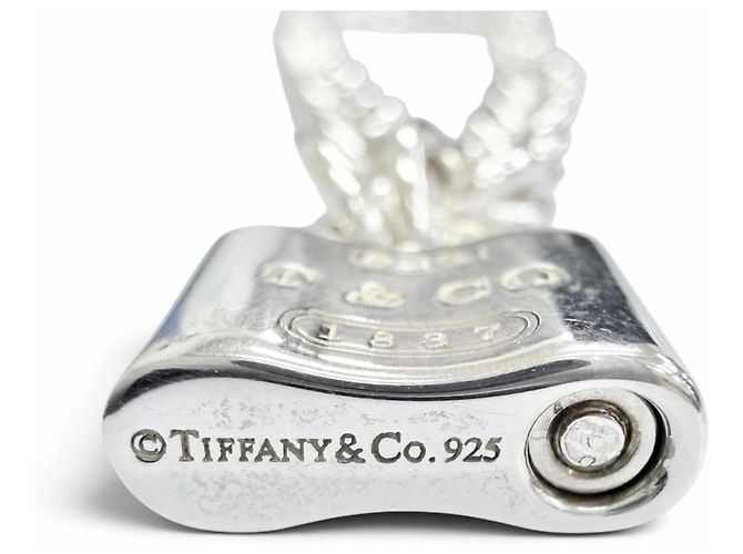 Autre Marque Colar Tiffany & Co. 1837 Lock Cadena Prata - vista 7