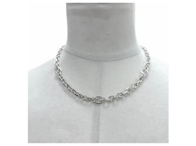 GUCCI 759703 AG925 Interlocking G Halskette Silber - Ansicht 2