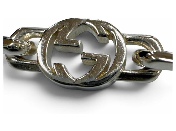 GUCCI 759703 AG925 Interlocking G Halskette Silber - Ansicht 3