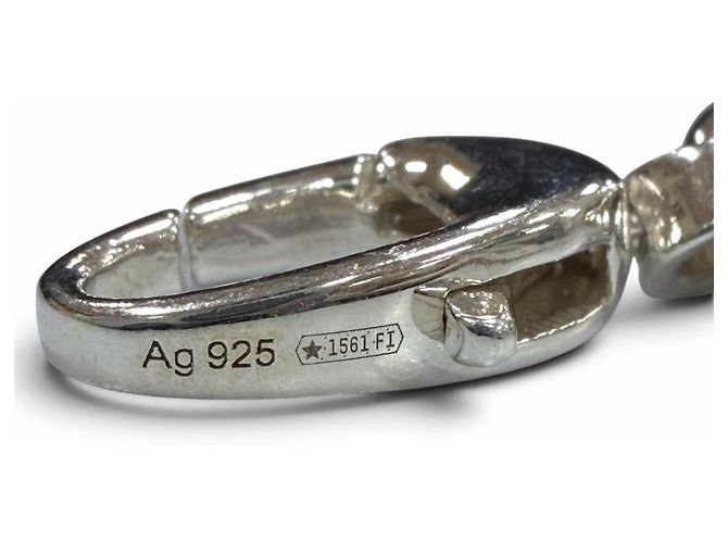 GUCCI 759703 AG925 Interlocking G Halskette Silber - Ansicht 6