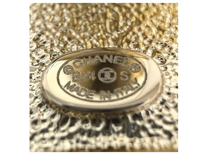 Spilla motivo borsa Matelassé con strass Chanel Rosa D'oro - vista 5