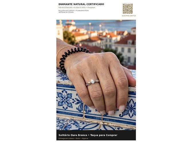 Bulgari Solitärring Platin Zertifizierter Diamant Weiß - Ansicht 12