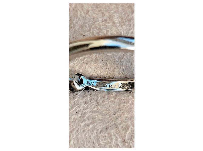 Bulgari Solitärring Platin Zertifizierter Diamant Weiß - Ansicht 2