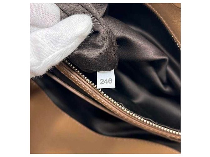 Miu Miu Shopper aus braunem Leder - Ansicht 4