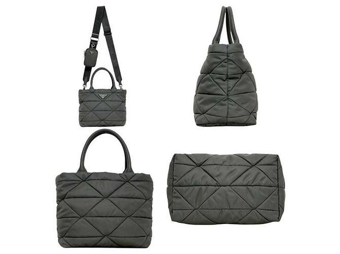 Bolso Tote Prada Re-Nylon Castaño - vista 2