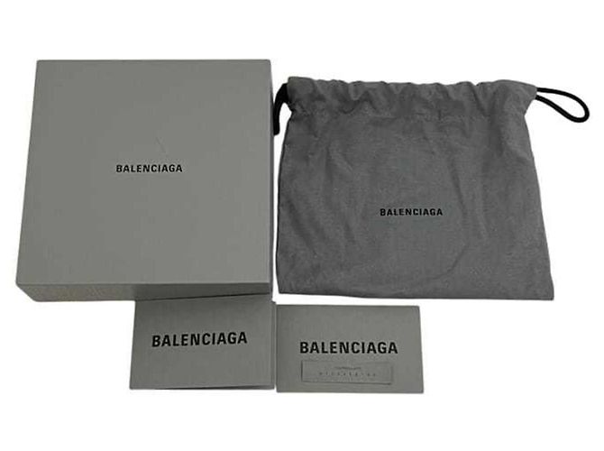 Cartera Tri-Fold Balenciaga Mini Explorer Negro - vista 10