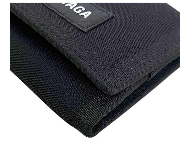 Cartera Tri-Fold Balenciaga Mini Explorer Negro - vista 4