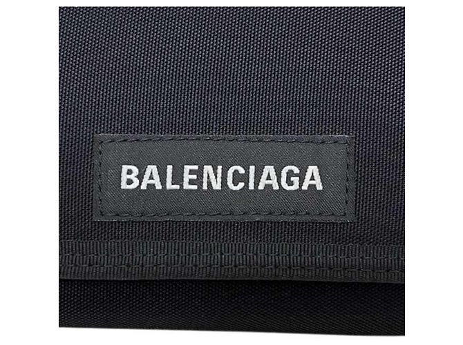 Cartera Tri-Fold Balenciaga Mini Explorer Negro - vista 5