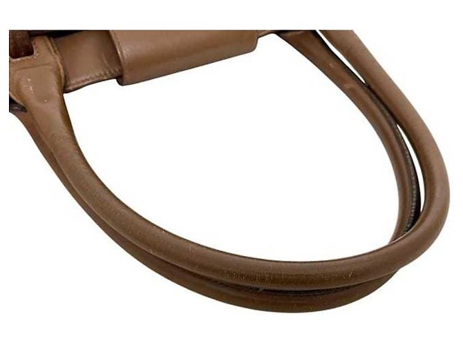 Sac Tote Salvatore Ferragamo en cuir marron - vue 9