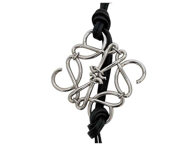 Charm per borsa in pelle e metallo Loewe Nero - vista 3