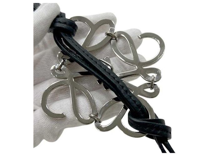 Charm per borsa in pelle e metallo Loewe Nero - vista 4