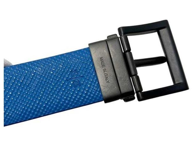 Prada Wendelgürtel Schwarz Blau - Ansicht 6