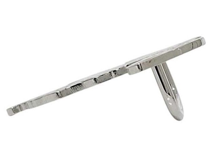 Hermès Hermes Silver Scarf Ring Silvery - view 2