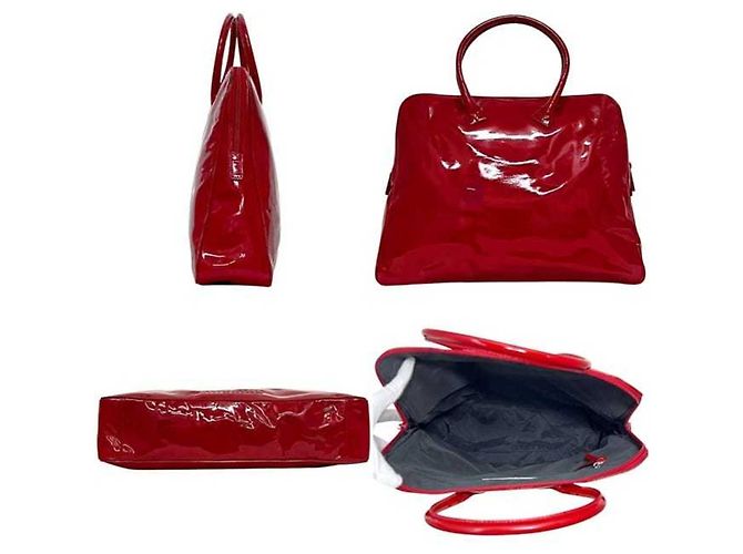 Miu Miu Tote Bag aus Lackleder Rot - Ansicht 2