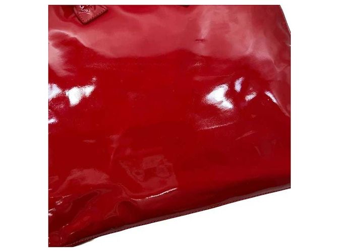 Miu Miu Tote Bag aus Lackleder Rot - Ansicht 6
