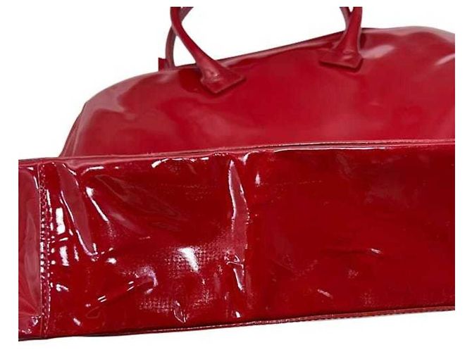 Miu Miu Tote Bag aus Lackleder Rot - Ansicht 9