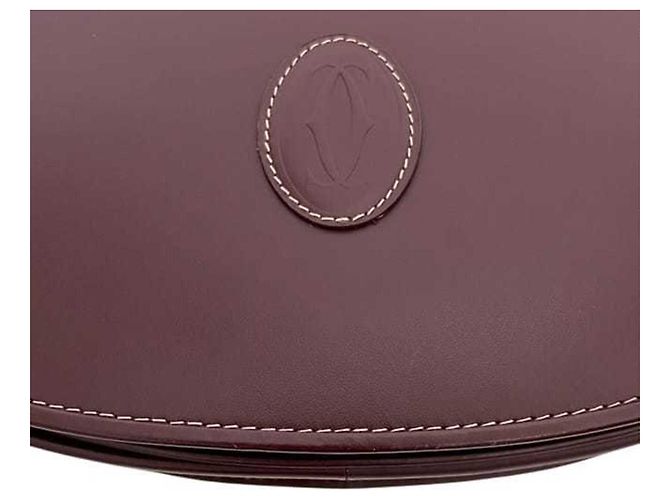 Borsa a tracolla Cartier Must Bordò - vista 7