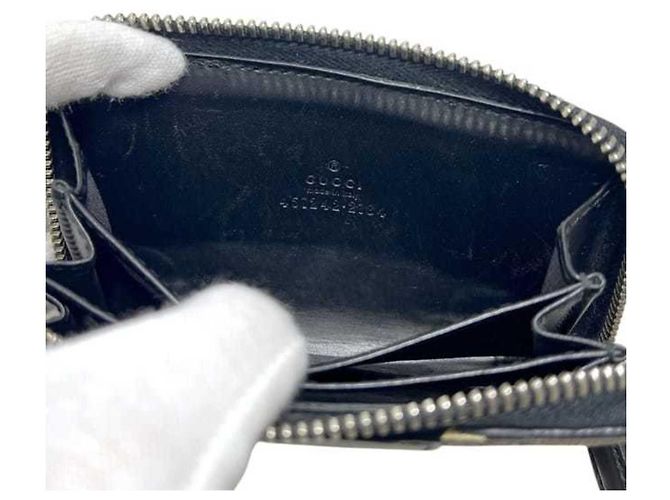 Portamonete Gucci in beige e nero - vista 4