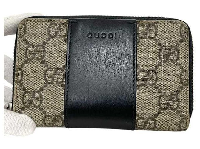 Portamonete Gucci in beige e nero - vista 9