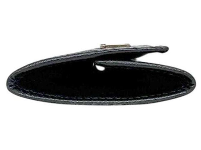 Prada Münzbeutel aus Saffiano-Leder Schwarz - Ansicht 2