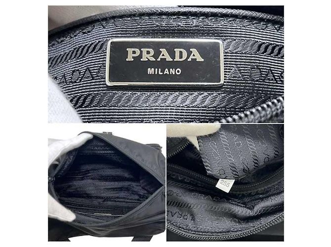Bolsa de Ombro Prada Vera Black Preto - vista 3