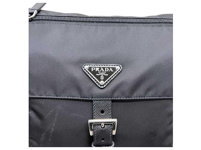 Bolsa de Ombro Prada Vera Black Preto - vista 4