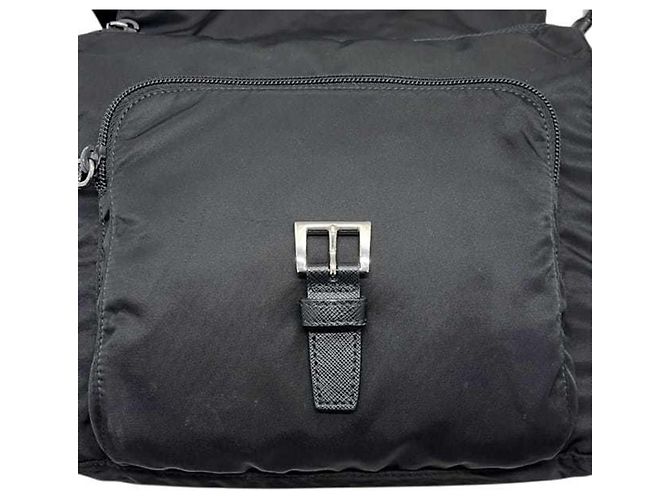Bolsa de Ombro Prada Vera Black Preto - vista 5