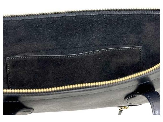 Céline Sac Cabas Celine Flat Luggage Noir - vue 7