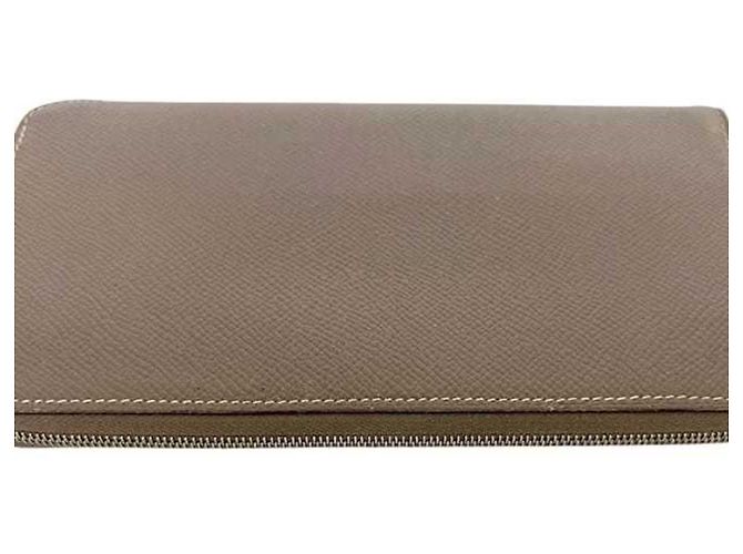 Hermès Hermes Azap Silk In Round Long Wallet Beige Taupe - view 7