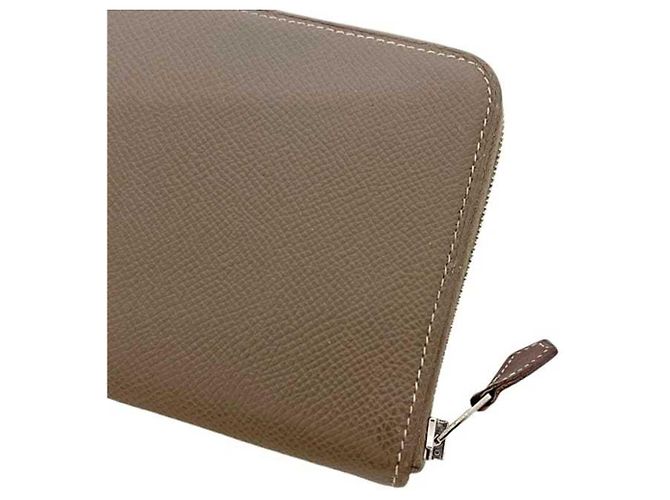 Hermès Hermes Azap Silk In Round Long Wallet Beige Taupe - view 8