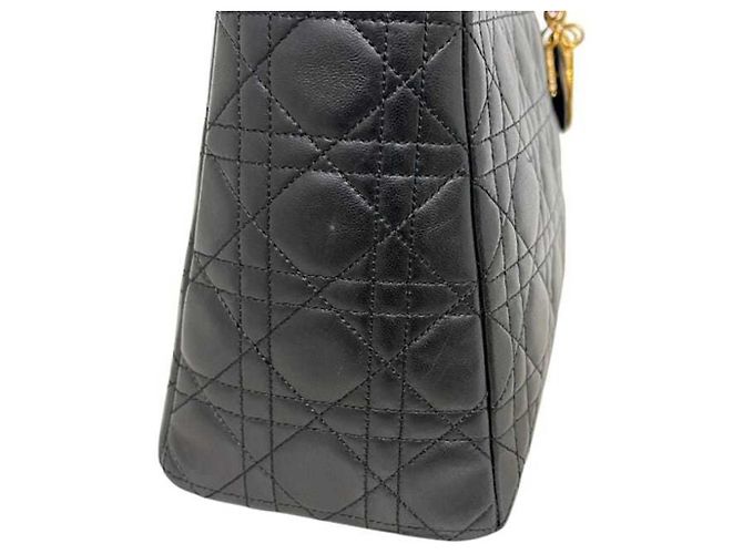 mala Christian Dior Lady Medium Preto - vista 8