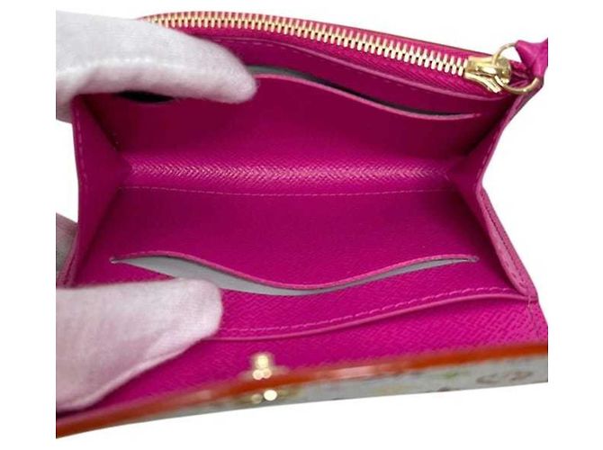 Louis Vuitton Bi-fold Coin Purse White - view 6