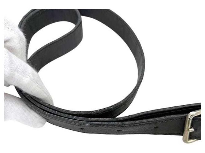 Borsa a tracolla Gucci in pelle nera Nero - vista 9