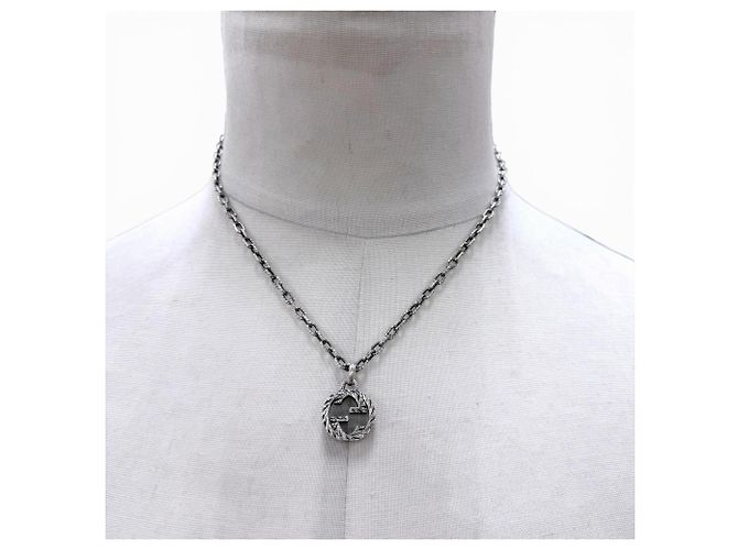 GUCCI Interlocking G Arabesque AG925 Gliederkette Silber - Ansicht 2