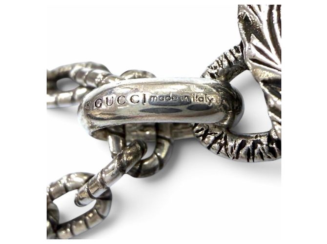 GUCCI Interlocking G Arabesque AG925 Gliederkette Silber - Ansicht 6