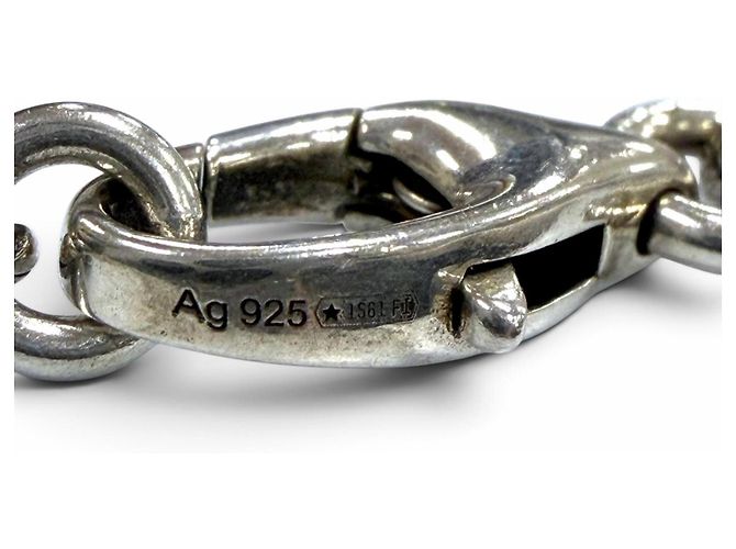 GUCCI Interlocking G Arabesque AG925 Gliederkette Silber - Ansicht 8