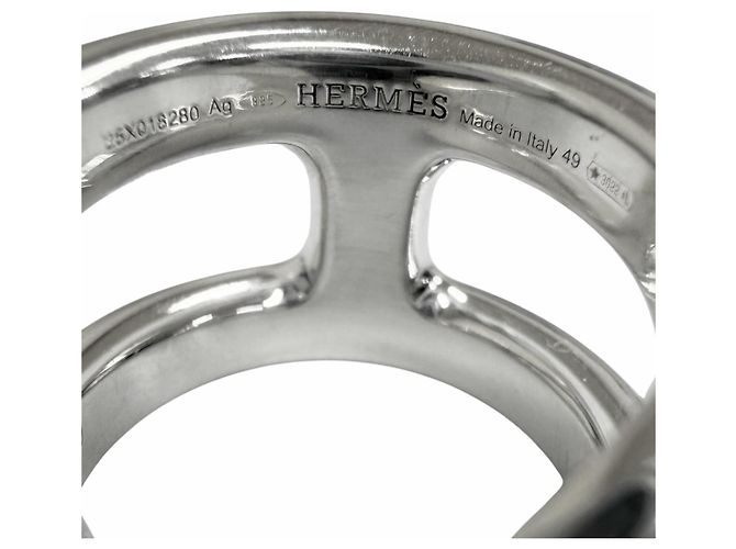Ring Hermès Anillo Hermes Osmo's PM AG925 Silver Plata - vista 4