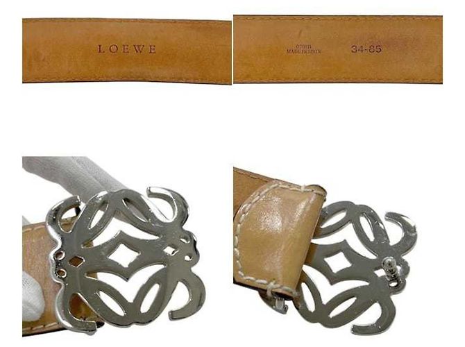 Loewe Gürtel aus braunem Leder - Ansicht 3