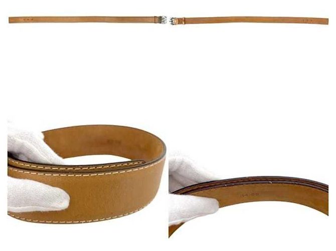 Loewe Gürtel aus braunem Leder - Ansicht 4