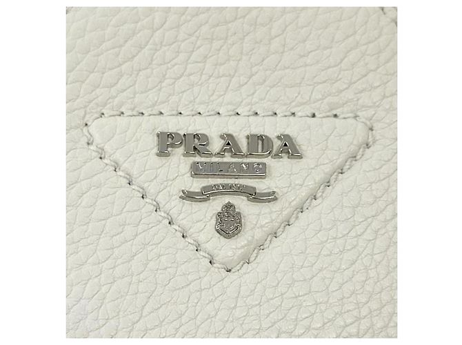 Monedero Prada Vitello Daino Blanco - vista 7