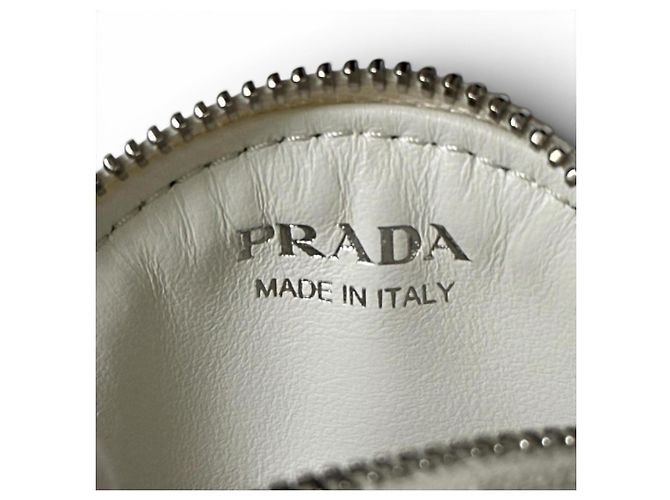 Monedero Prada Vitello Daino Blanco - vista 8